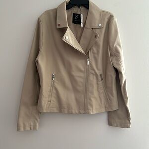 NY & CO JACKET, FAUX LEATHER,  SIZE XL